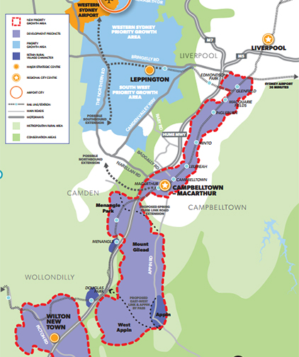 New growth areas for Wilton and Macarthur